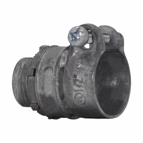 Crouse-Hinds 712DC 1-1/2 In. Flexible Metallic Conduit Squeeze Connector Zinc Die Cast