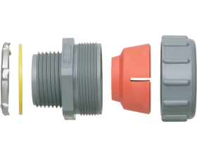 Arlington Colorgrip NMCG100750 1 in Non-Metallic Strain Relief Cord Connector .625-.75 in Cable