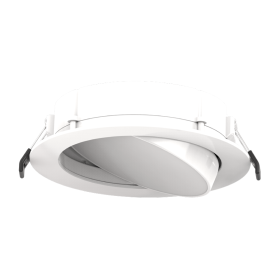 RAB WFRLA6R129FA120WS 6" Recessed Downlight Back-lit Gimbal Wafer