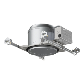 Cooper Air-Tite E27ICAT New Construction Shallow Recessed Housing Halogen/CFL/LED Lamp Insulated Insulation 120 VAC 6-3/8