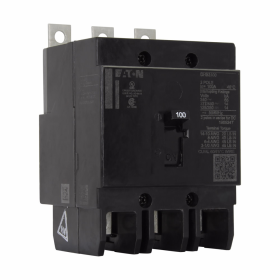 Cutler-Hammer GHB3090 90A 3-Pole 277/480VAC 125/250VDC 14kA Bolt-On Circuit Breaker