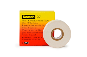 3M 27* Premium Grade Special Use Electrical Tape 3/4 in W x 66 ft L White