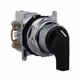 Cutler-Hammer 10250T21LB Heavy-Duty Pushbutton 3-Position Selector Switch (Lever) Black NEMA 3 3R 4 4X 12 13