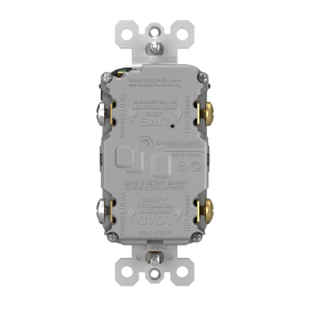 P&S 1597-BK 15A SELF-TEST SPEC GFI RADIANT RECEPTACLE 125V BLACK