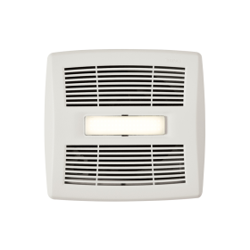 Broan AE110L Flex Series Ventilation Fan with LED Light 110 CFM 9-1/4 x 10 In. Housing 5-3/4 In. Housing Depth 11-3/4 x