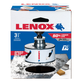 Lenox 3005858L HOLESAW T3 58L 3 5/8 92MM 1/BX 5/8 In. Arbor