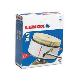 Lenox SPEED SLOT 3008080L Hole Saw With T2 Technology 5 in Dia 1-7/8 in D Cutting Bi-Metal Cutting Edge 5/8 in Arbor