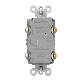 P&S 1597TRWR-W 15A SELF-TEST TR WR SPEC GFI RADIANT RECEPTACLE 125V WHITE