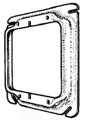 Mulberry 11240 4" 2 Gang Raised Mud Ring 1/2"