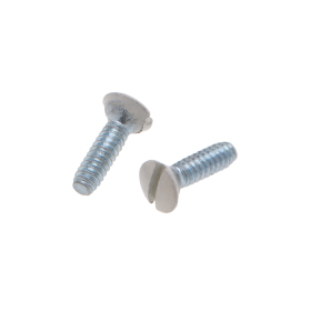 Metallics SP179 White Plate Screw 100/Bx