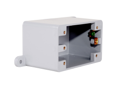 Kraloy 078215 Type FD Deep PVC FS Box No Hubs 25 cu-in 1 Gang