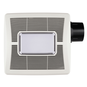 Broan A70L Flex Series Ventilation Fan with Light 70 CFM 9-1/4 x 10 In. Housing 5-3/4 In. Housing Depth 11-1/2 x 12-1/8 In. Grille