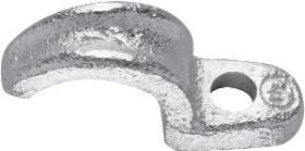 Crouse-Hinds 511 3/4 In. 1-Hole Rigid/IMC Mounting Strap Malleable Iron