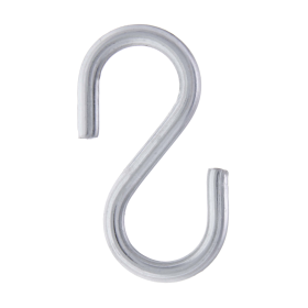 Metallics JSHK2 1-1/2x.141" S-Hook Steel Zinc 100/Jr