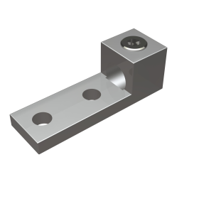 BURNDY KA36U2N 2STR-600 2HOLE MECH LUG 1/2" STUD DUAL RATED