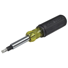 Klein Tools 32557 Multi-Bit Screwdriver / Nut Driver 10-in-1 Heavy Duty