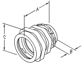 Sepco NTC-100 1 in Rigid Conduit Compression Connector