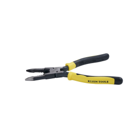 Klein J206-8C Pliers All-Purpose Needle Nose Spring Loaded Cuts Strips 8.5-Inch