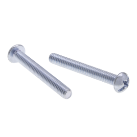 Metallics JRM101 1/4-20x1" Round Head Combo Machine Screw 100/Jr