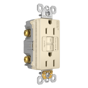 P&S 1597-LA 15A SELF-TEST SPEC GFI RADIANT RECEPTACLE 125V LA