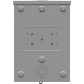 Milbank U7487-RL-TG 4 Terminal Ringless Small Hub Open Triplex Ground 125 Ampere 125A