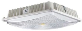 Morris 71601B 2nd Generation UltraThin Canopy Light LED Lamp, 120/208/240/277 VAC, White Powder Coated Housing