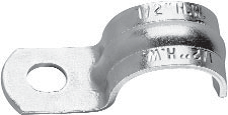 Crouse-Hinds 413 1-1/4 In. 1-Hole Rigid/IMC Mounting Strap Steel