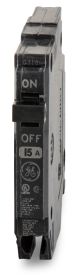 GE THQP115 15A 1-Pole 120/240V 10kA 1/2 In. Plug-On Circuit Breaker