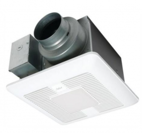 Panasonic FV-0511VKSL2 WhisperGreen Select Ventilation Fan with LED Light and Pre-Installed Speed Selector 50/80/110 CFM Selector