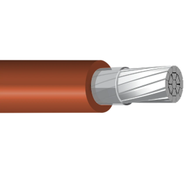 600MCM XHHW-2 Brown Aluminum Wire