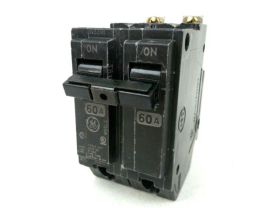 GE THQB2160 60A 2-Pole 120/240V 10kA Bolt-On Circuit Breaker