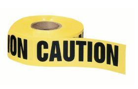 Ideal 42-001 Yellow Barricade Tape "Caution" 3 In. x 1000 Ft.