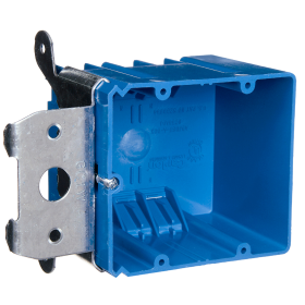 Thomas & Betts B234ADJ 2-gang 34 cu.in. Blue non-Metallic Adjustable Wall Box.