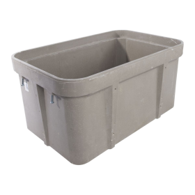 Quazite PG2424BA24 Polymer Concrete 24x24x24 In. Underground Box Tier 22 Cover and Bolts Sold Separately