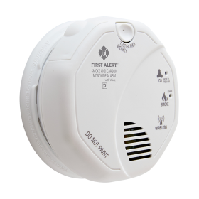 BRK SCO500B First Alert Battery-Powered Combination Photoelectric Smoke and Carbon Monoxide Alarm with Voice Warning