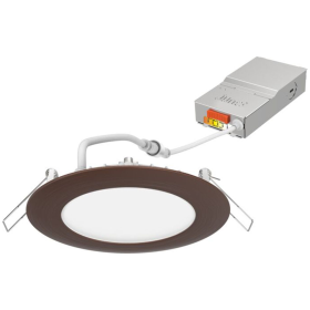 JUNO WF4-SWW5-90CRI-ORB-M6 4IN DOWNLIGHT TEMP OIL RUBBED BRONZE FINISH SWITCHABLE 27K, 30K, 35K, 40K, 50K