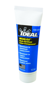 Ideal 30-024 Noalox Anti-Oxidant Joint Compound 1/2 oz. Tube Solid Gray Paste