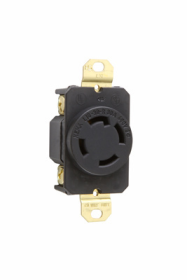 Pass & Seymour L1630R 30A NEMA L1630 Single Receptacle Twistlock 30 A 480 VAC 3W