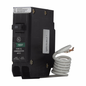 Cutler-Hammer CLCAF120 CL AFCI 1-Pole 20A 120/240VAC 10kA Circuit Breaker Rated For GE THQ