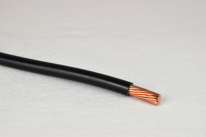 2/0 AWG THHN Black Stranded Copper Thermoplastic High Heat